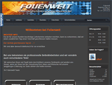 Tablet Screenshot of folienwelt.at