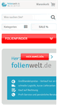 Mobile Screenshot of folienwelt.de